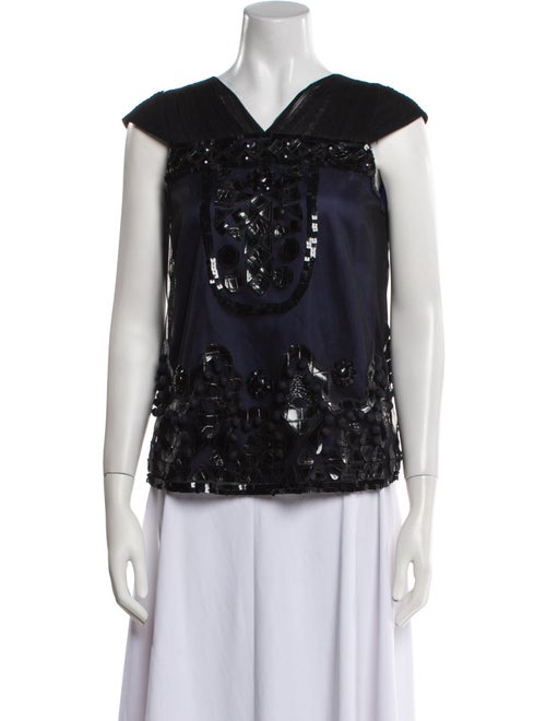 Matthew Williamson Silk Patterned Blouse