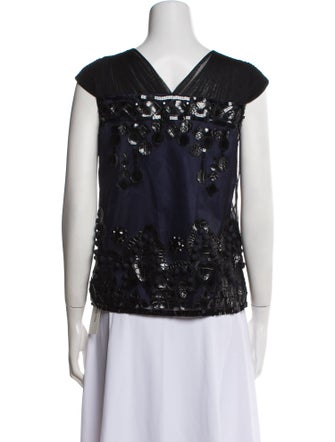 Matthew Williamson Silk Patterned Blouse