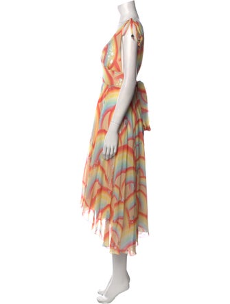 Matthew Williamson Silk Midi Length Dress