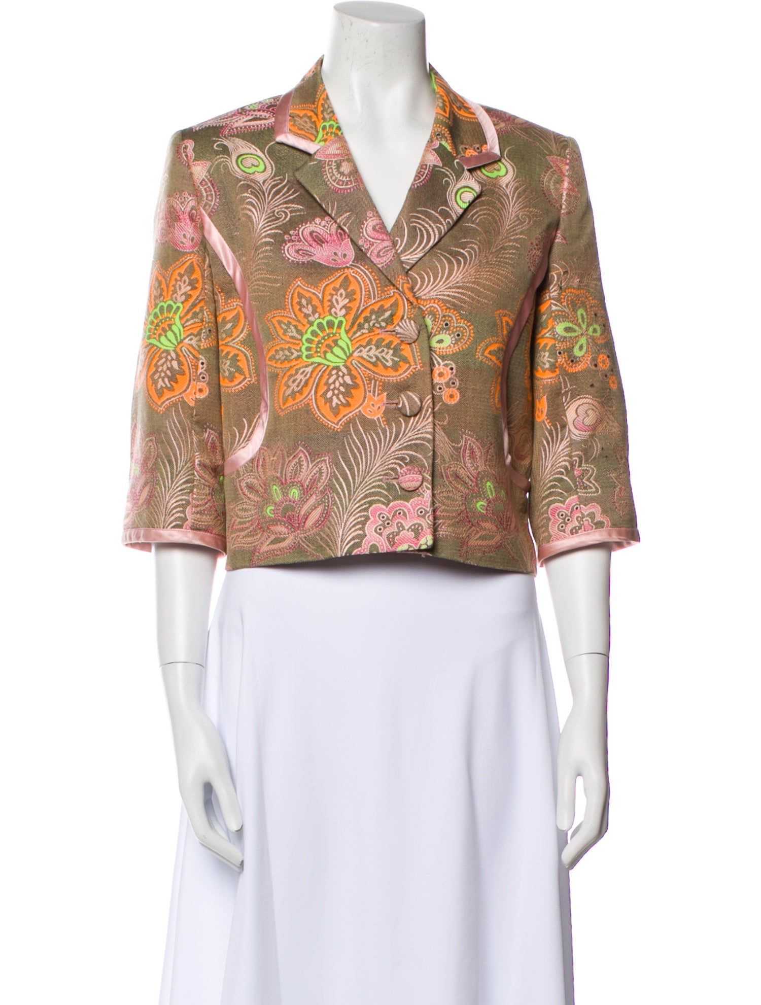 Matthew Williamson Floral Print Blazer
