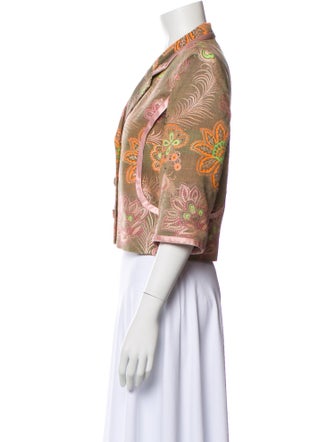 Matthew Williamson Floral Print Blazer