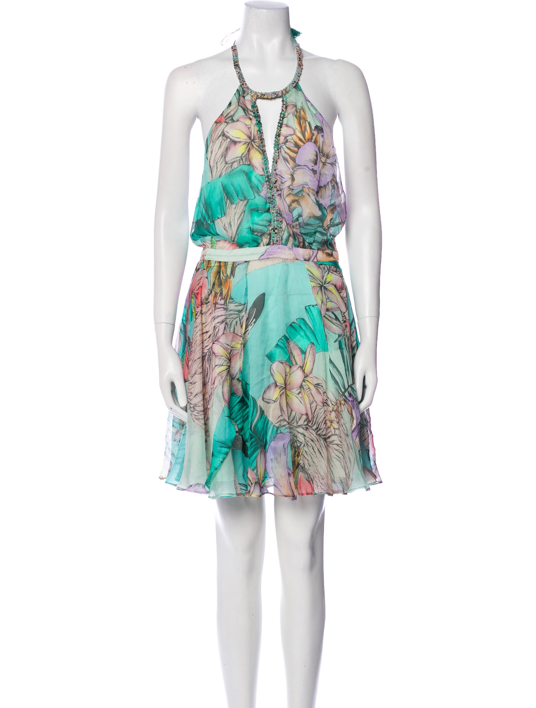 Matthew Williamson Silk Mini Dress