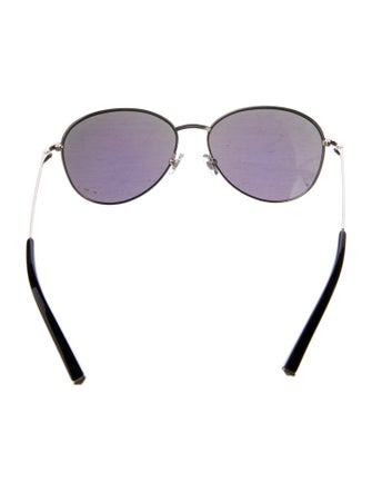Matthew Williamson Aviator Mirrored Sunglasses