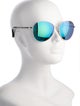 Matthew Williamson Aviator Mirrored Sunglasses