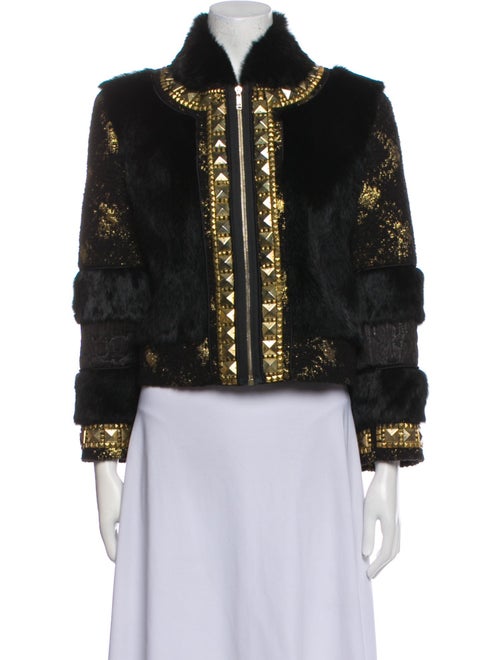 Matthew Williamson Printed Fur Jacket