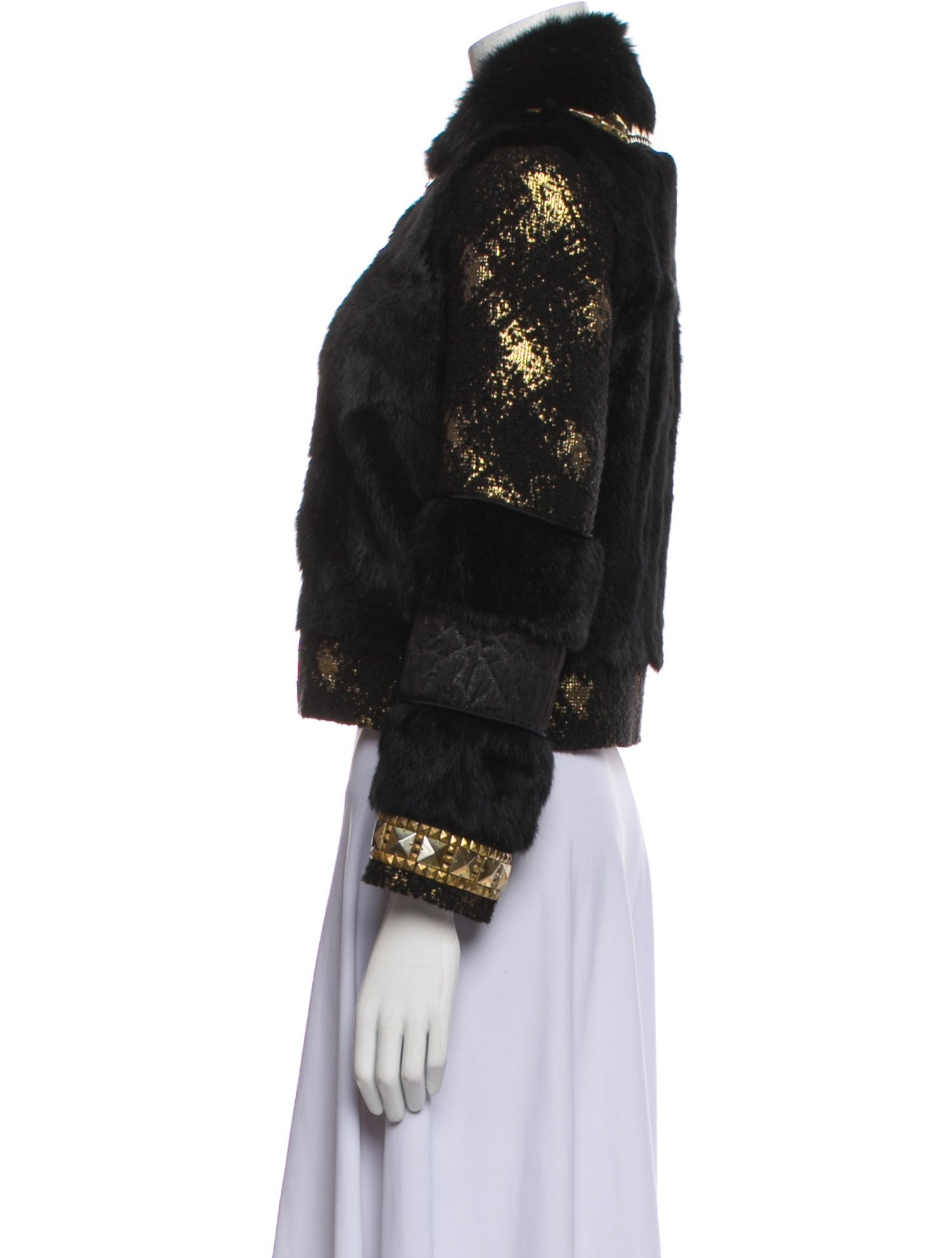 Matthew Williamson Printed Fur Jacket