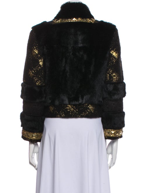 Matthew Williamson Printed Fur Jacket