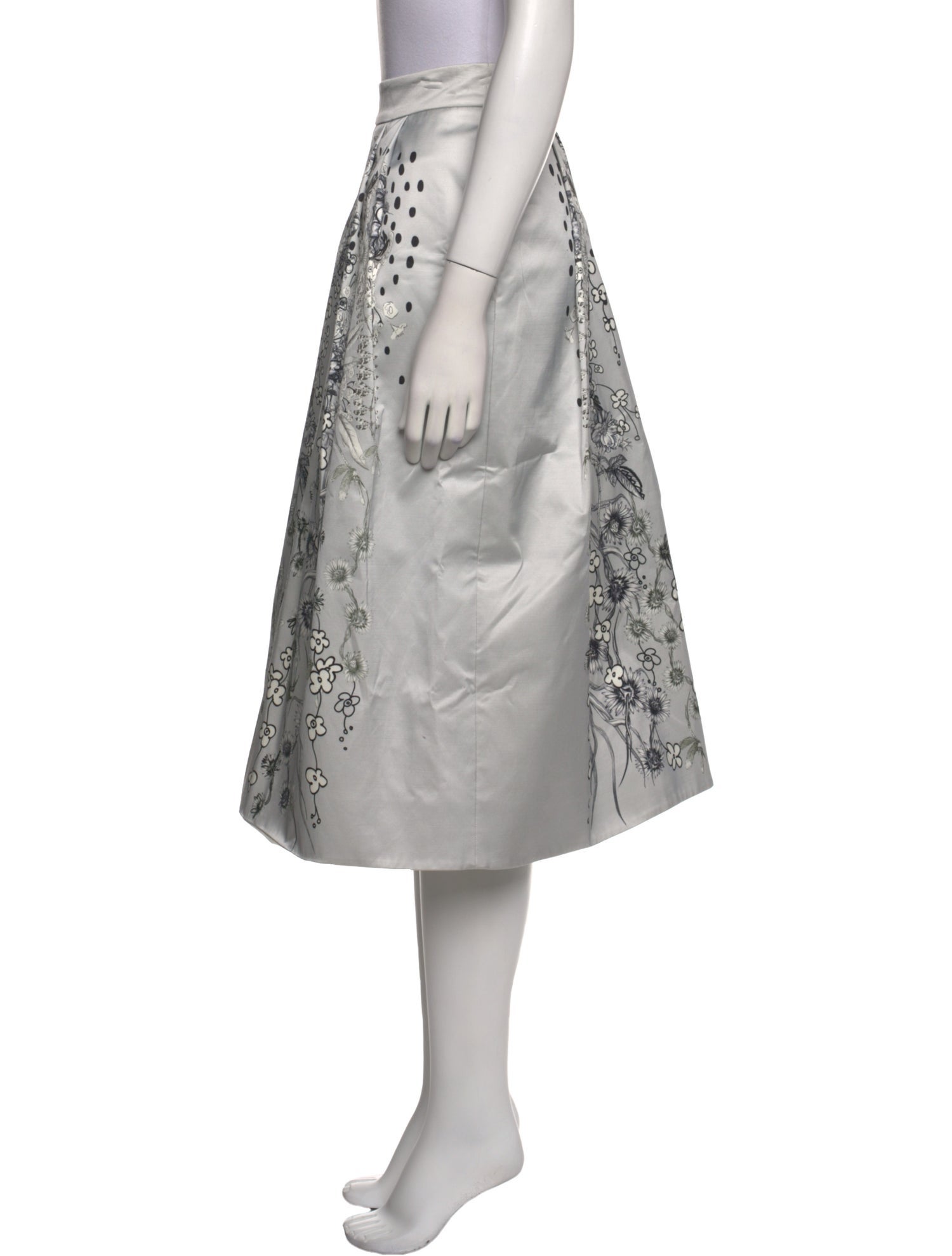 Matthew Williamson Printed Midi Length Skirt