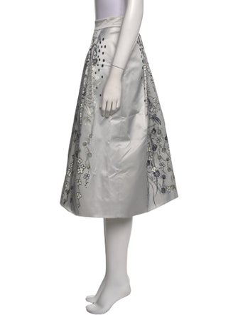 Matthew Williamson Printed Midi Length Skirt