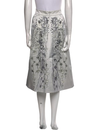 Matthew Williamson Printed Midi Length Skirt