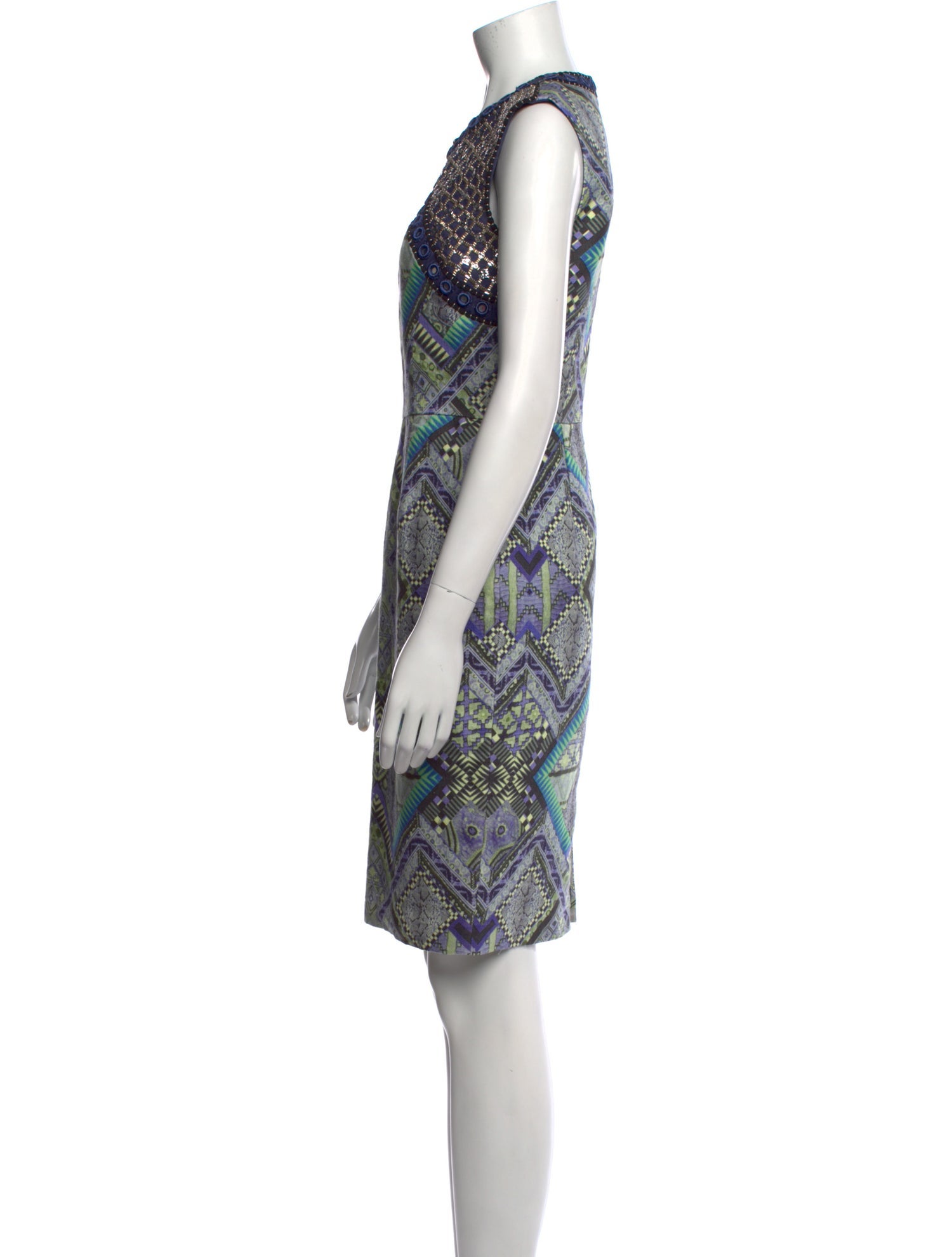 Matthew Williamson Printed Mini Dress