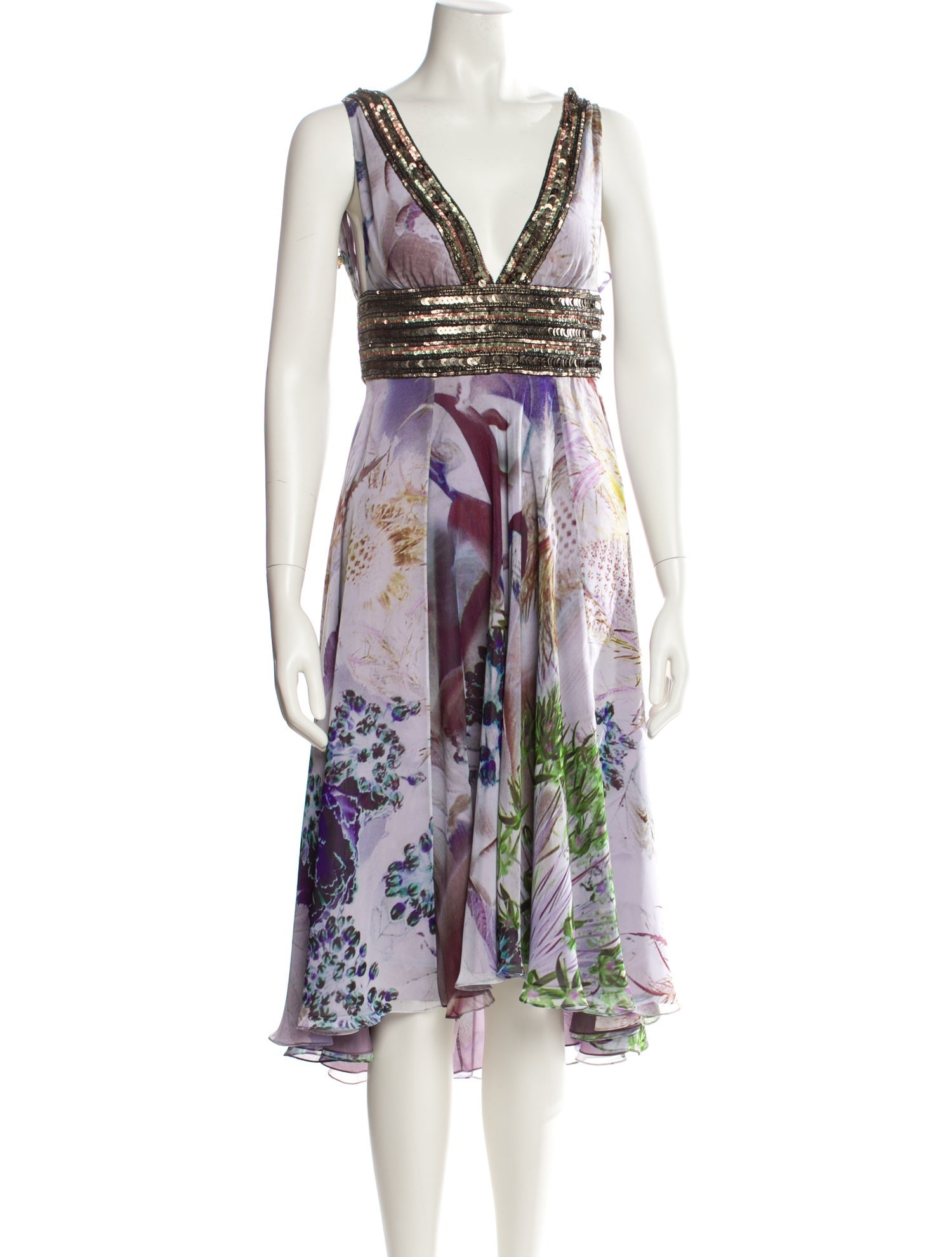 Matthew Williamson Silk Midi Length Dress