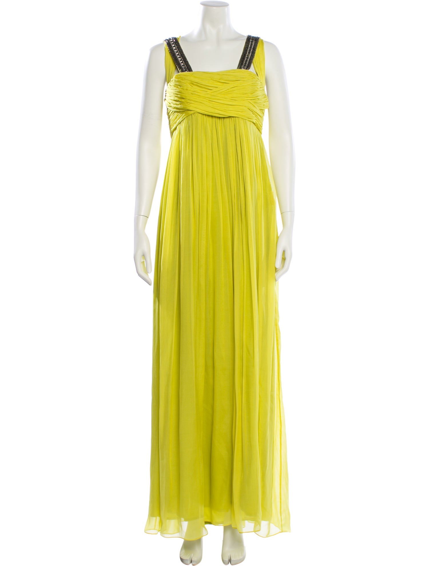 Matthew Williamson Square Neckline Long Dress