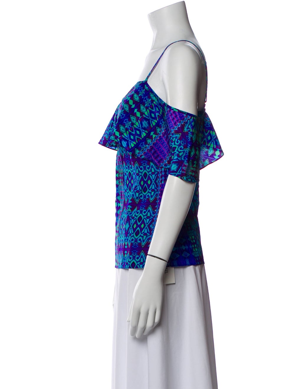 Matthew Williamson Escape Silk Patterned Top - image 2