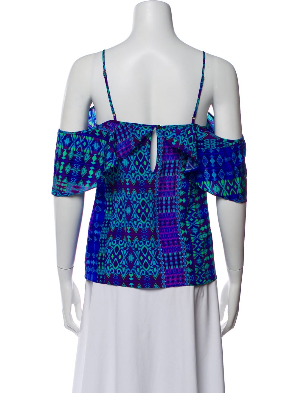 Matthew Williamson Escape Silk Patterned Top - image 3