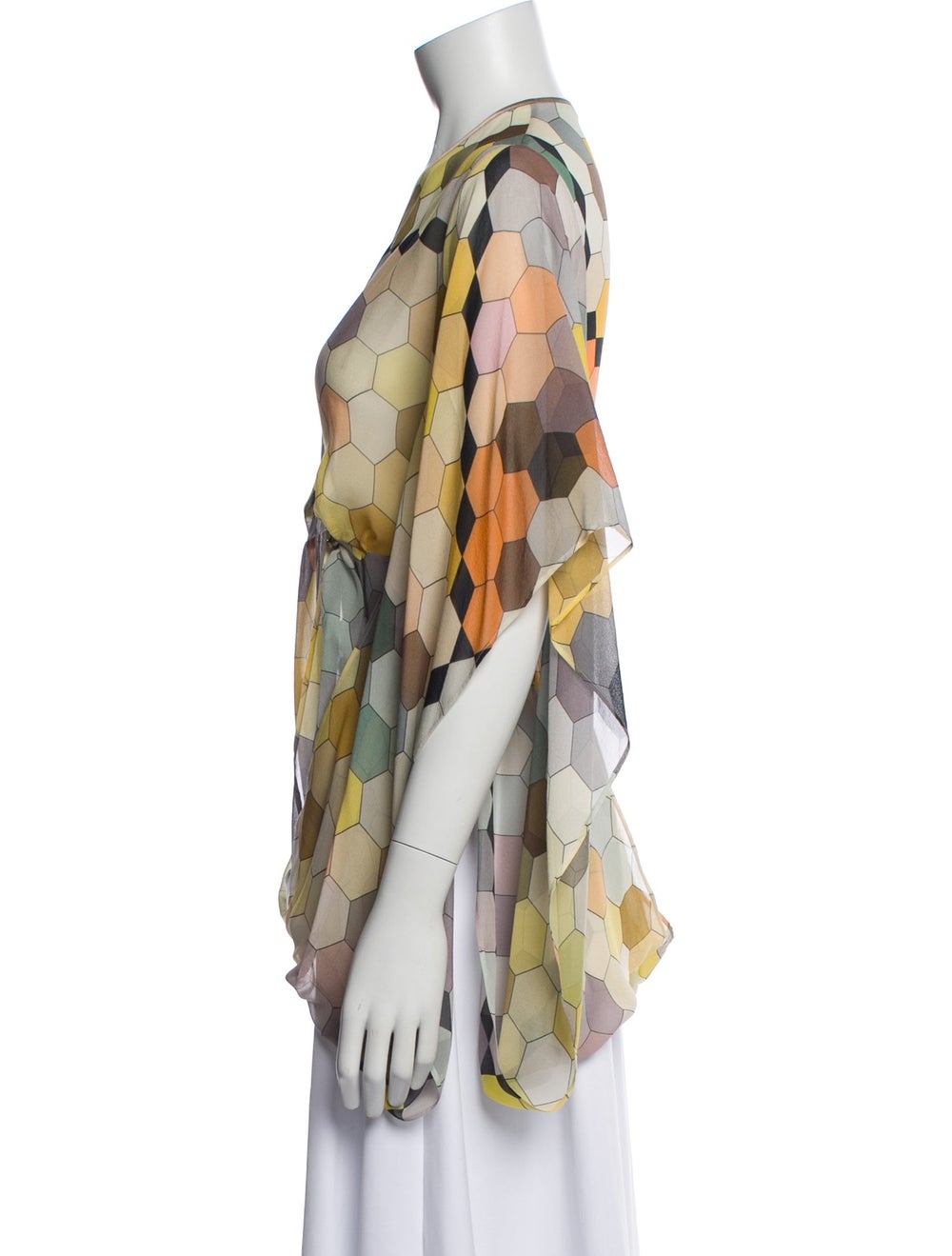 Matthew Williamson Silk Patterned Blouse - image 2