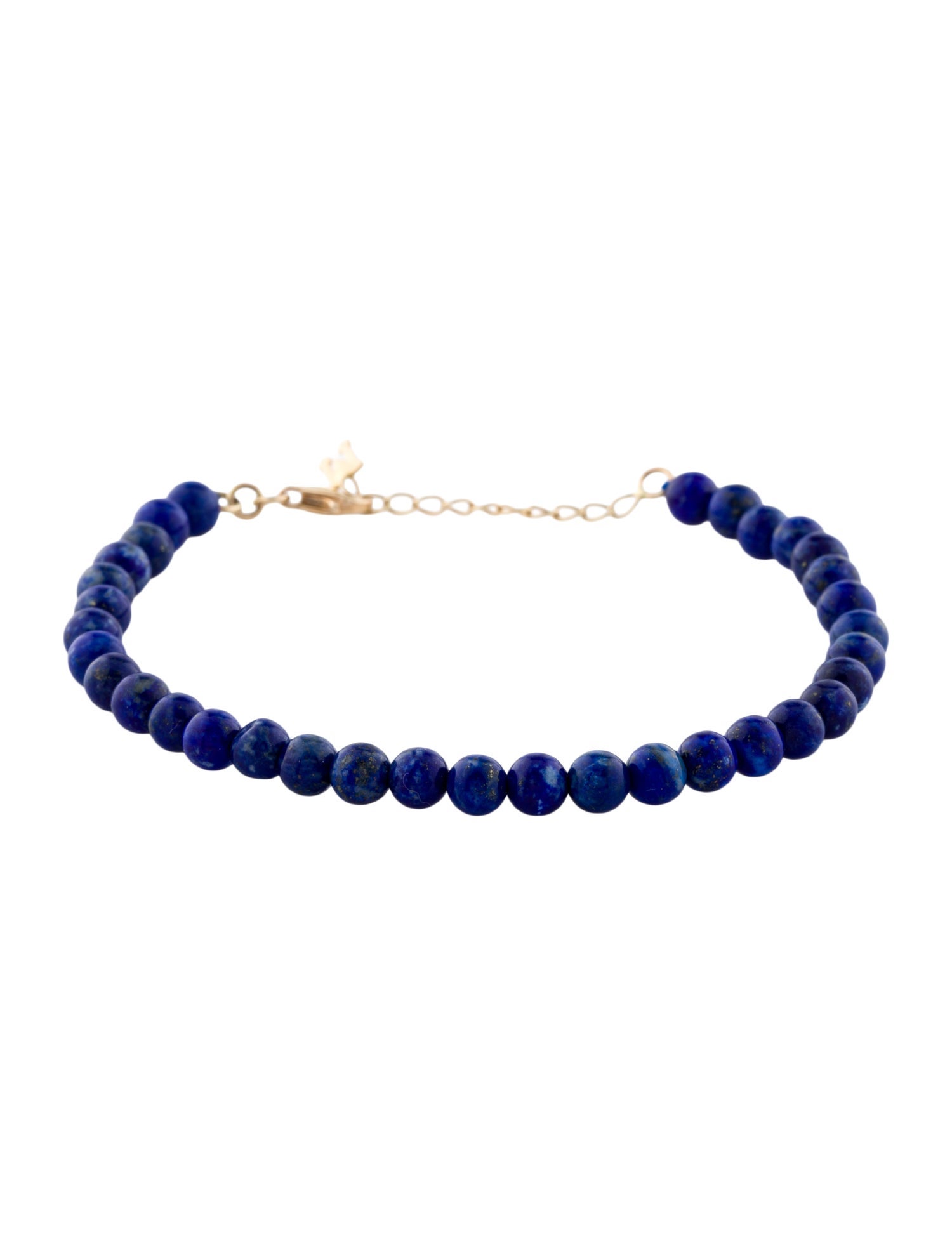 Mateo 14K Lapis Lazuli Beaded Bracelet