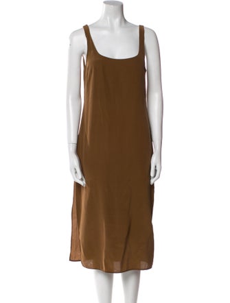 Mateo Silk Midi Length Dress