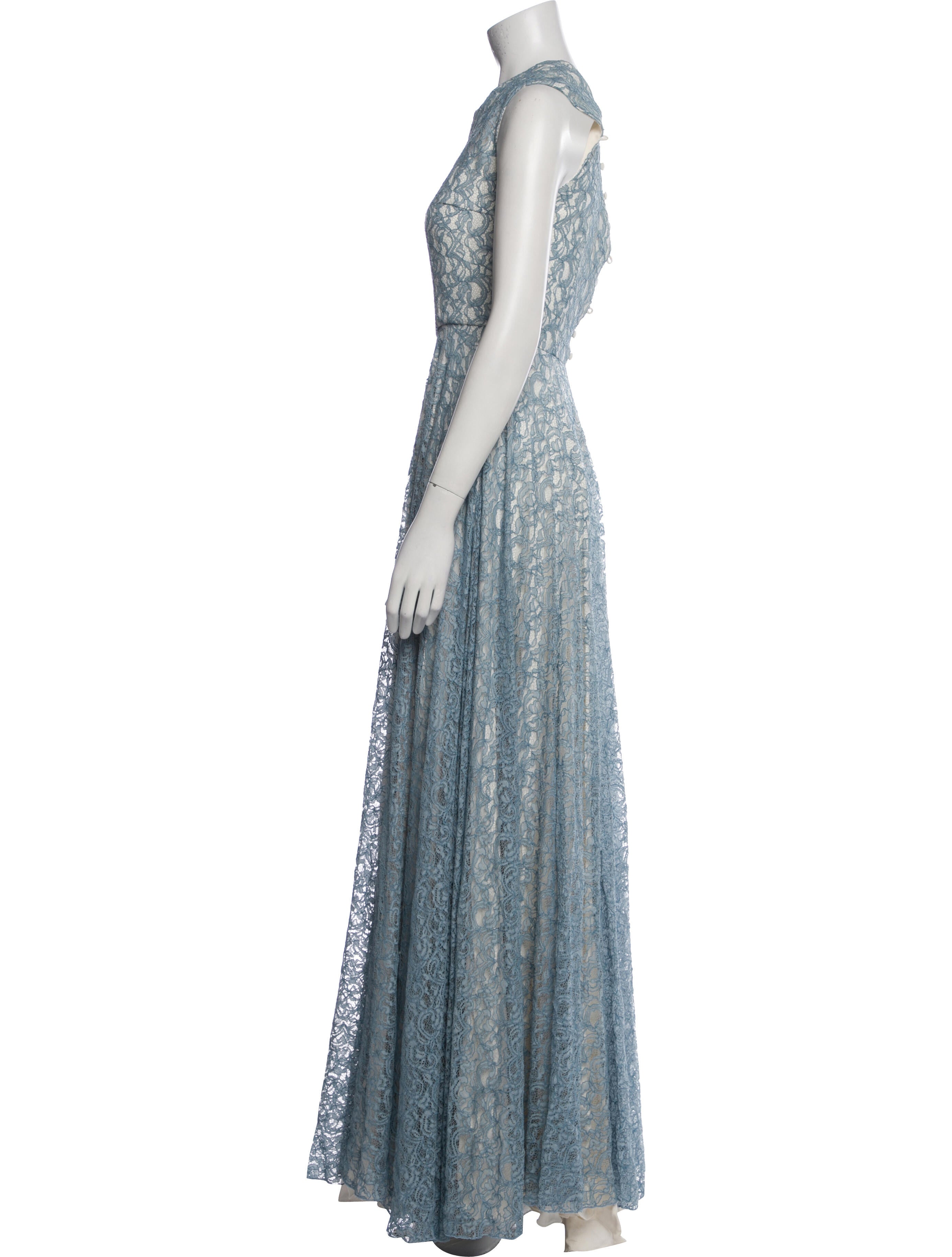 Marta Ferri Nylon Long Dress