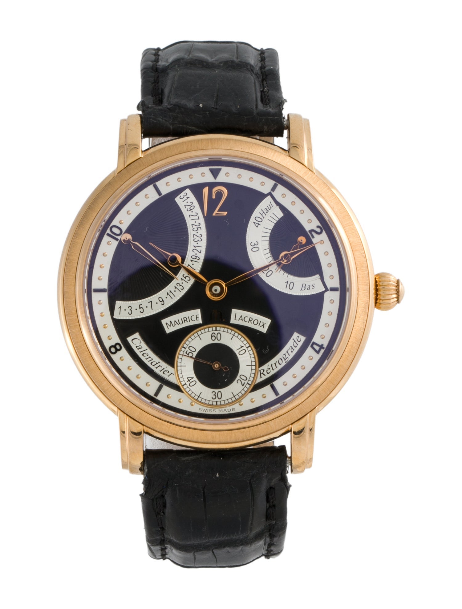 Maurice Lacroix Masterpiece Calendrier Retrograde Watch