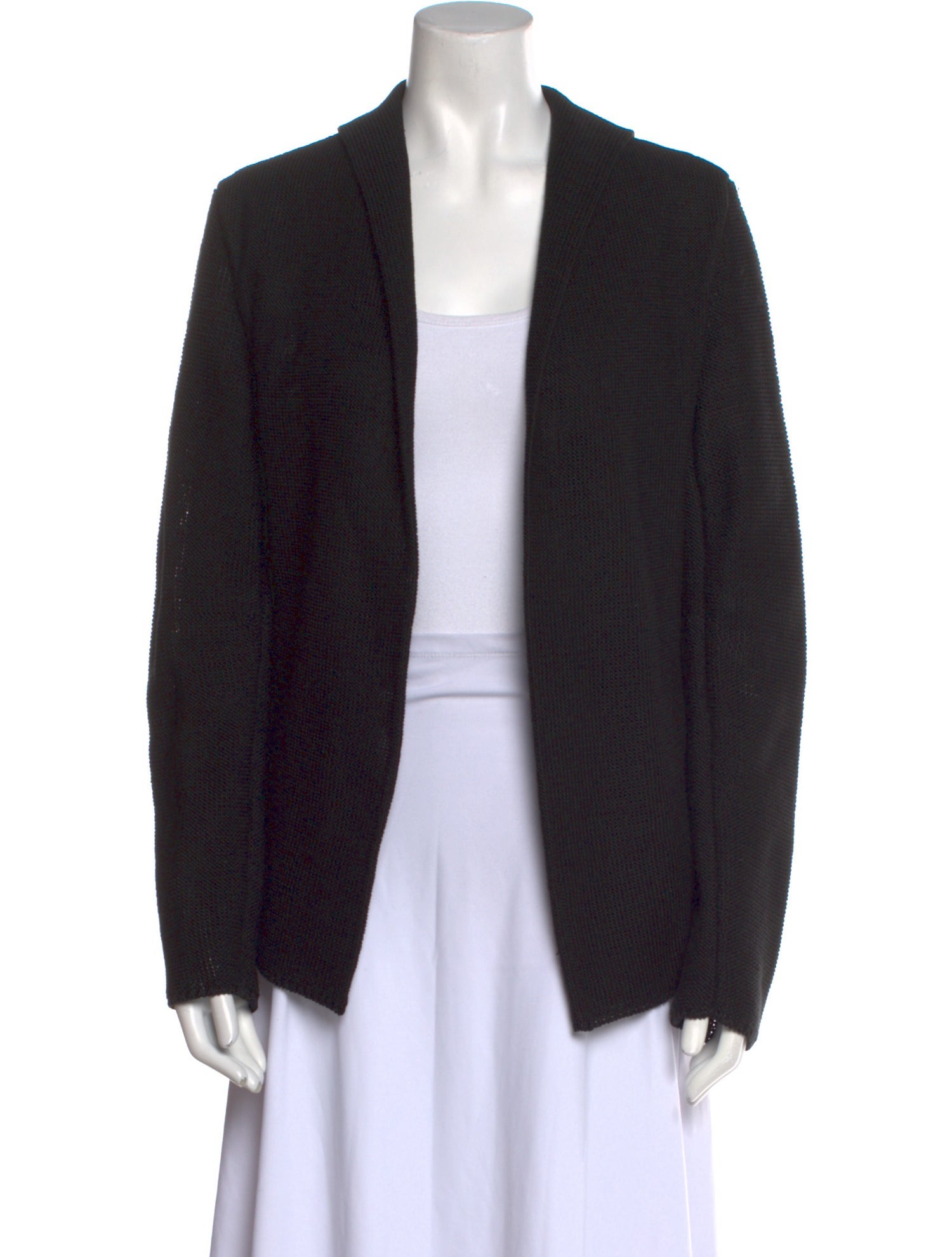 m.a+ Cashmere Open Front Sweater