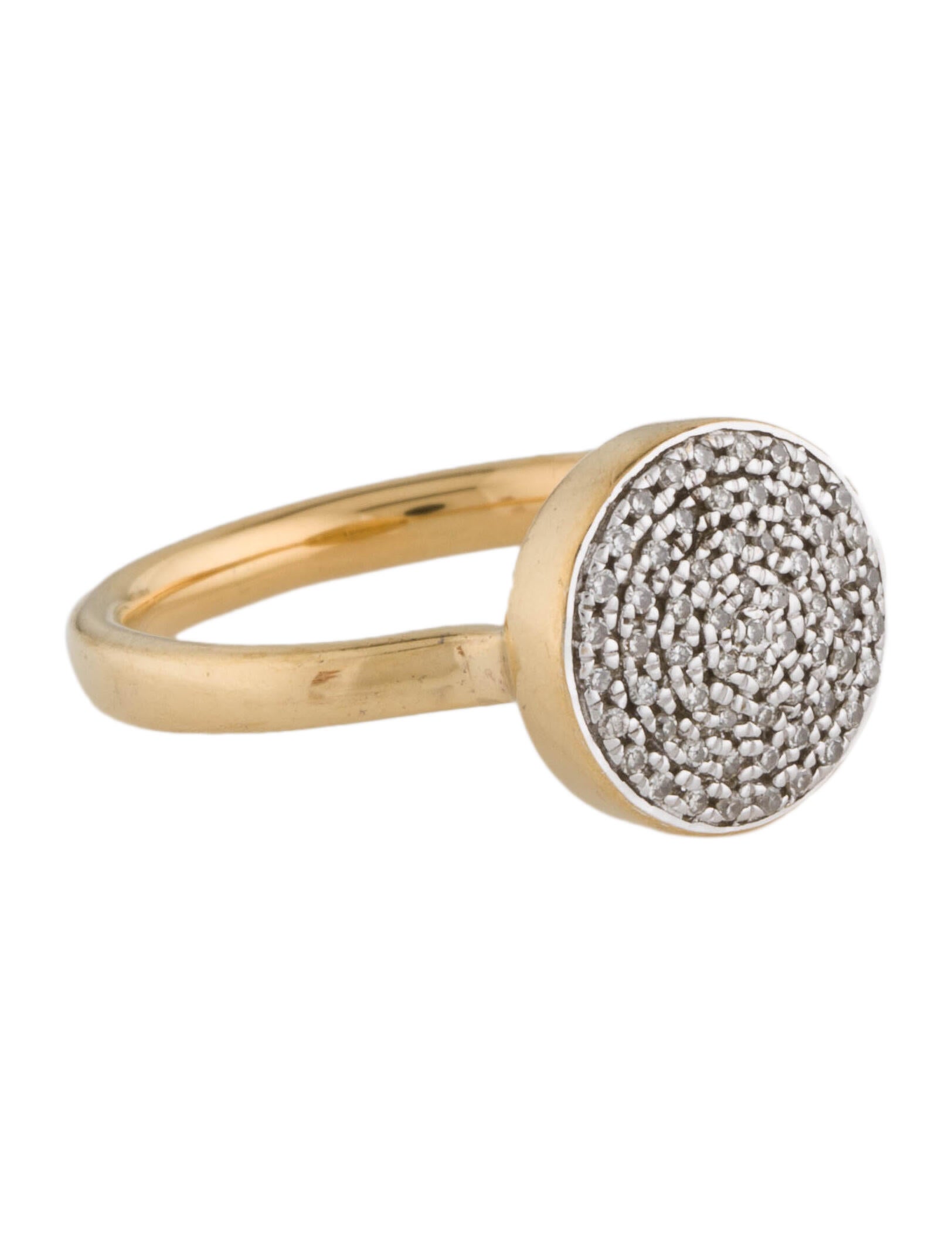 Monica Vinader Fiji Large Button Stacking Ring