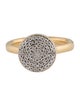 Monica Vinader Fiji Large Button Stacking Ring