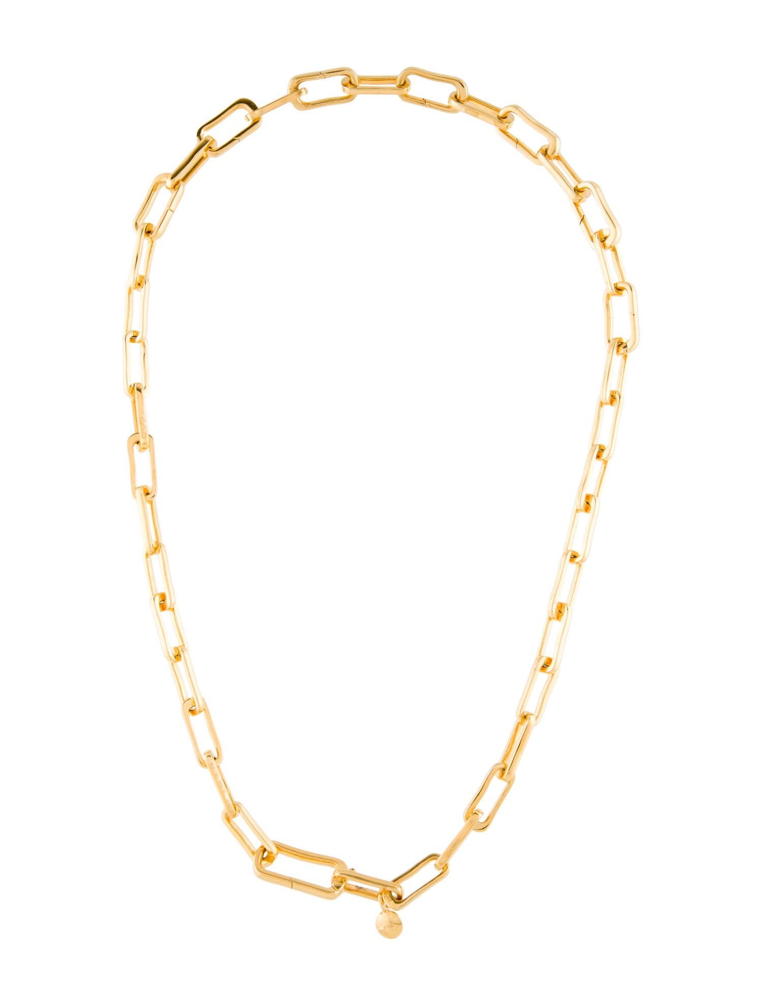 Monica Vinader Alta Capture Charm Necklace - 18K Vermeil Chain