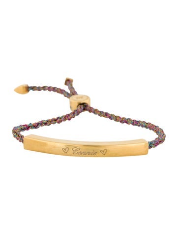 Monica Vinader Wrap 'Connie' Linear Rainbow Chain Friendship Bracelet