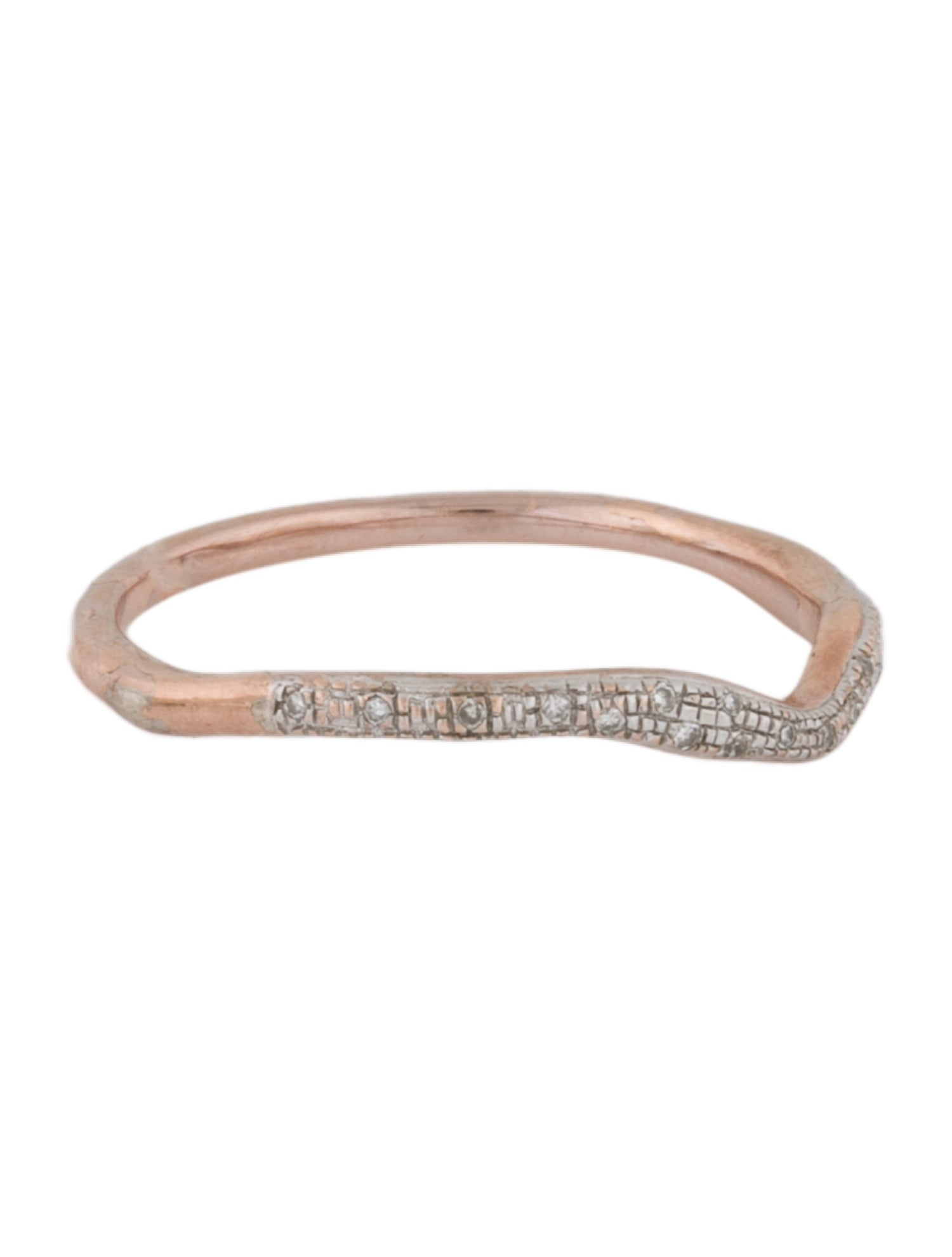 Monica Vinader Diamond Riva Stacking Ring