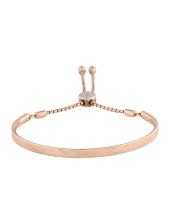 Monica Vinader Diamond Fiji Toggle Bracelet
