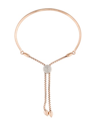 Monica Vinader Diamond Fiji Toggle Bracelet