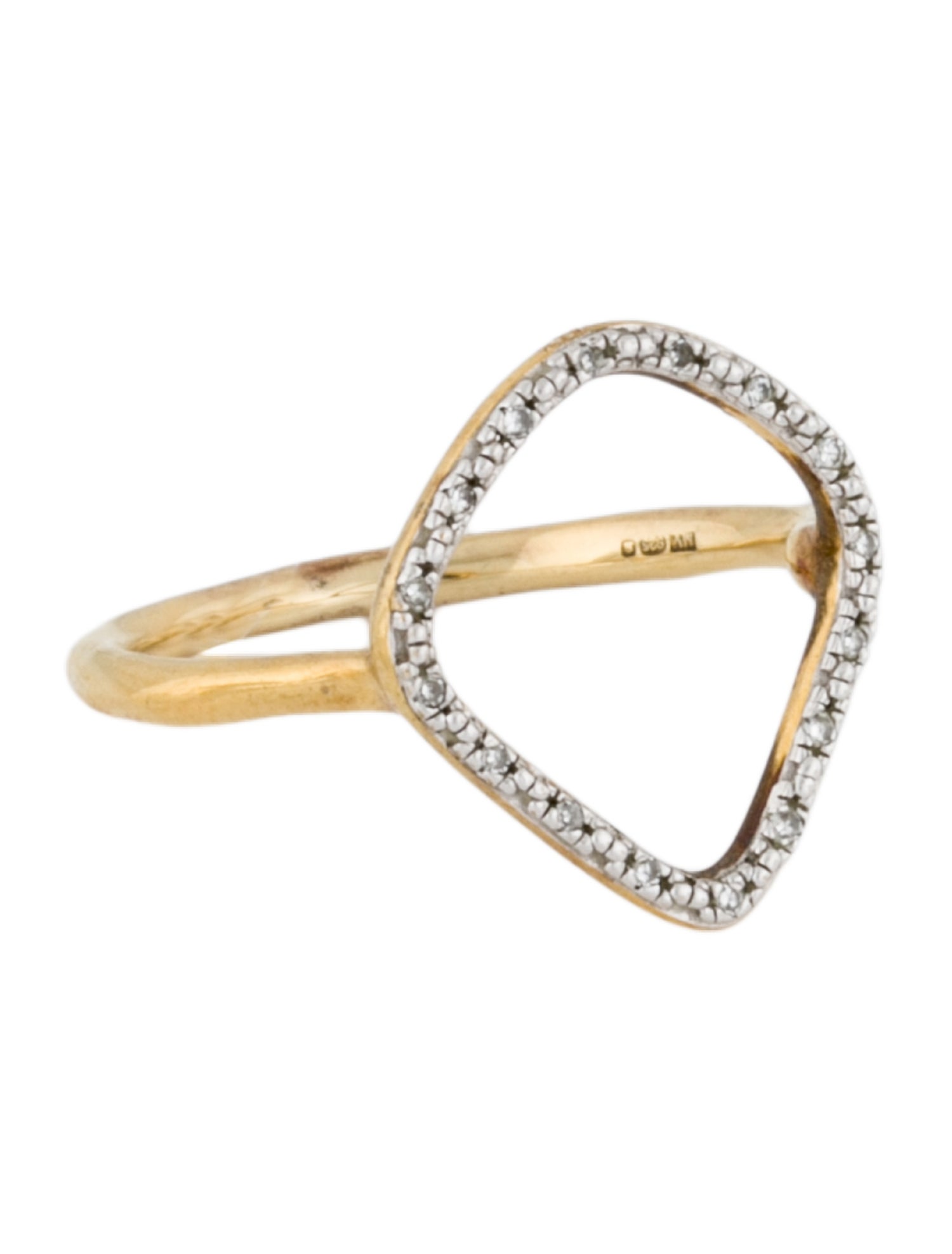 Monica Vinader Diamond Riva Kite Ring