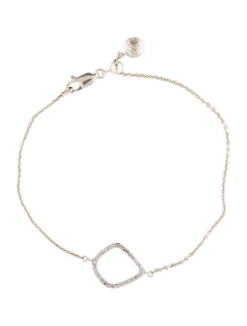 Monica Vinader Diamond Riva Kite Chain Bracelet