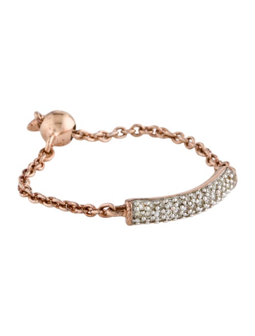 Monica Vinader Diamond Fiji Adjustable Friendship Ring