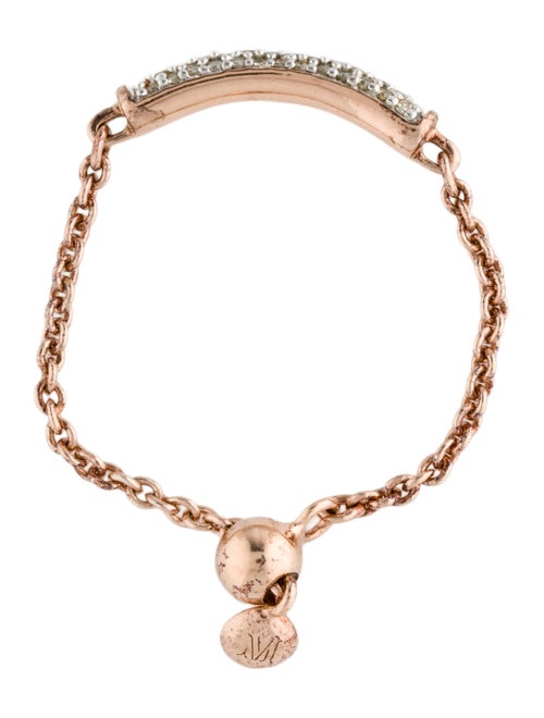 Monica Vinader Diamond Fiji Adjustable Friendship Ring