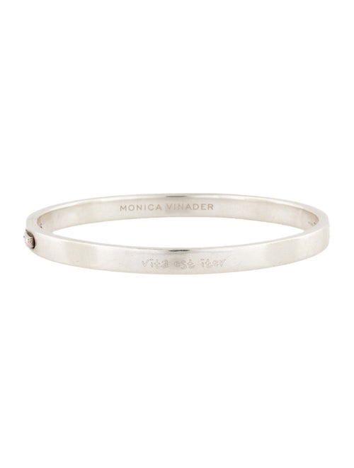 Monica Vinader 'vita est iter' Essential Bangle Bracelet