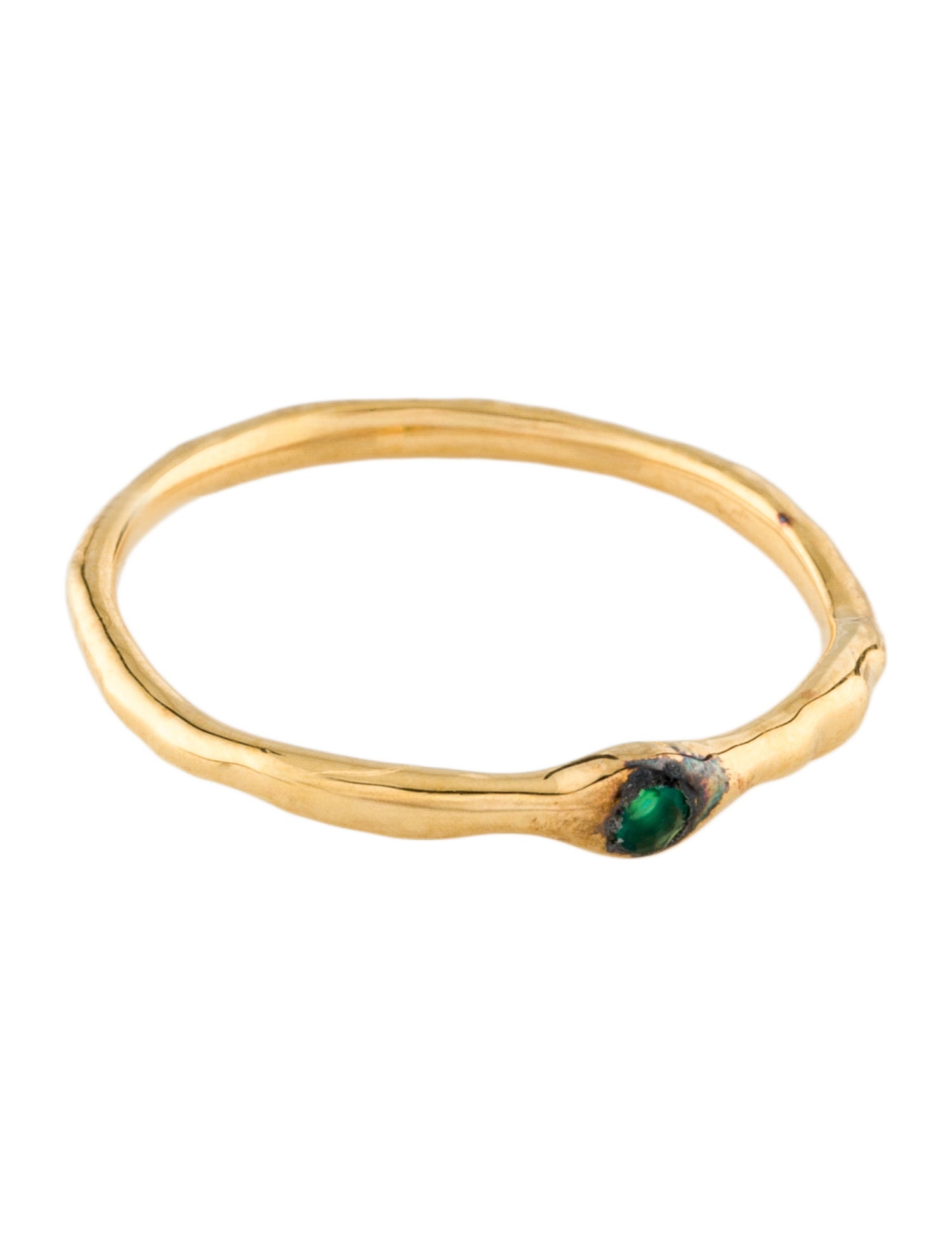 Monica Vinader Dyed Chalcedony Siren Mini Stacking Band