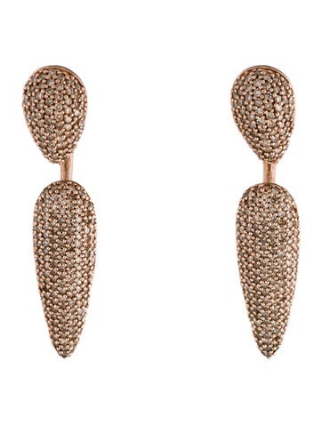 Monica Vinader Drop 1.99ctw Diamond Stellar Cocktail Earrings