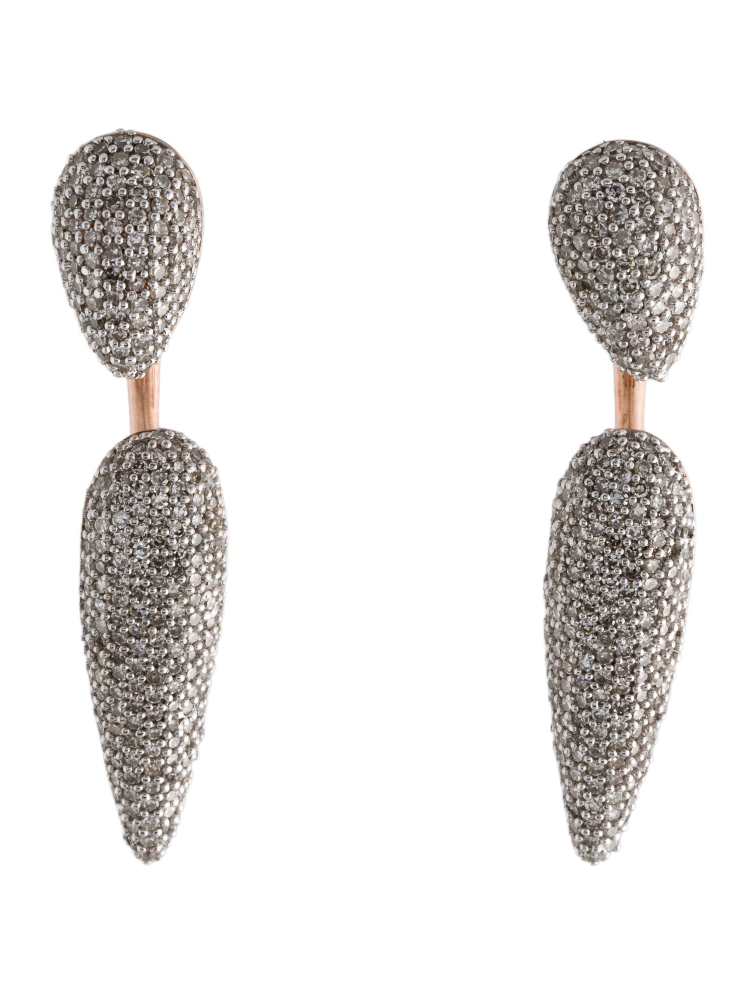 Monica Vinader 1.99ctw Diamond Stellar Cocktail Earrings