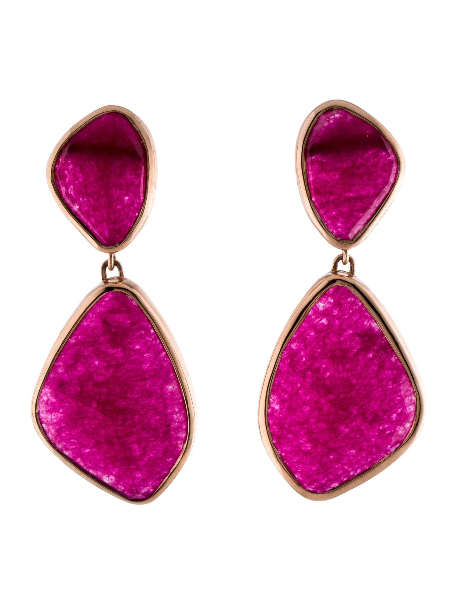 TWICE ミナ着用【Rita Monica】Paris Square Drop Earrings 18341008-gp-ea-swal-non-f1.jpg