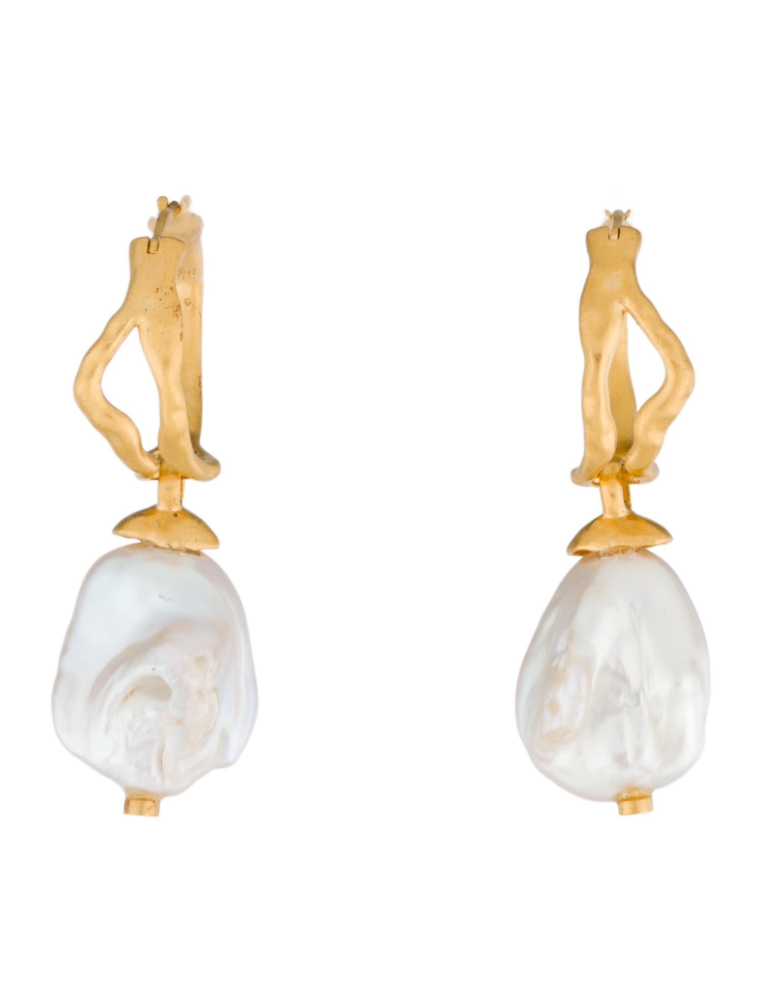 Monica Vinader Pearl Drop Earrings