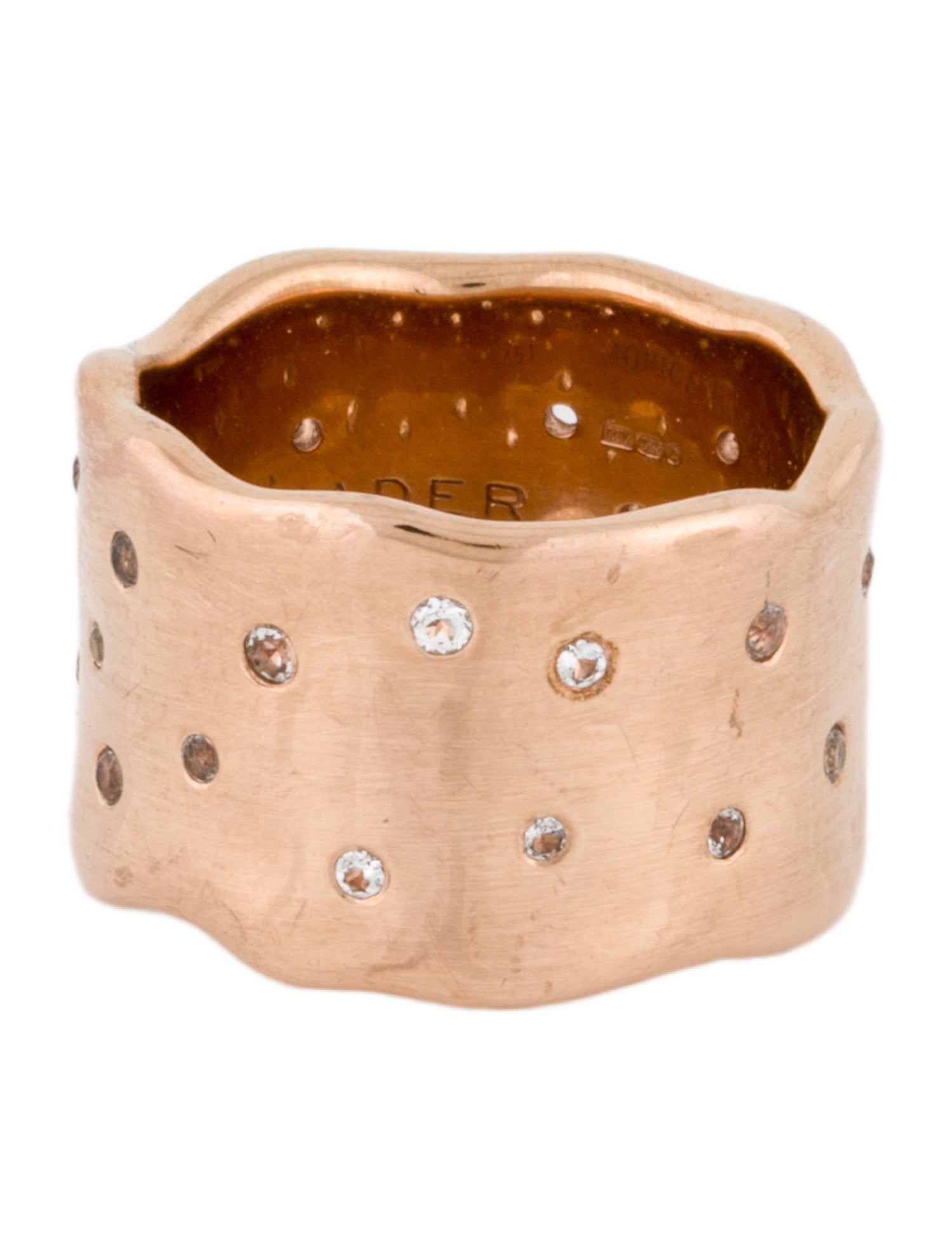 Monica Vinader Topaz Siren Scatter Band Ring