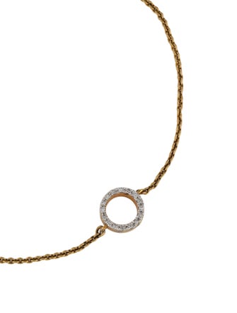 Monica Vinader Diamond Circle Station Bracelet