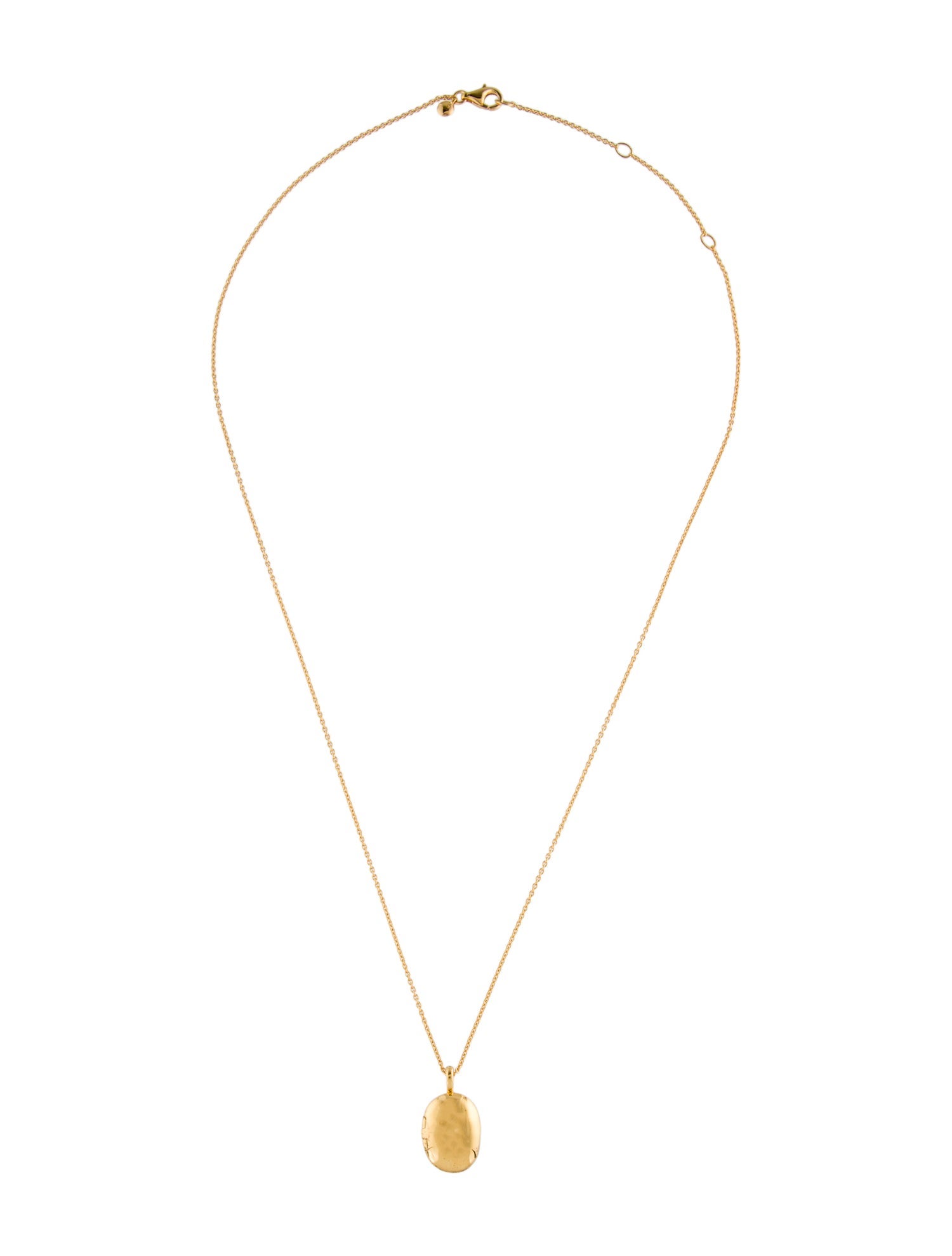 Monica Vinader ID Mini Locket Chain Necklace