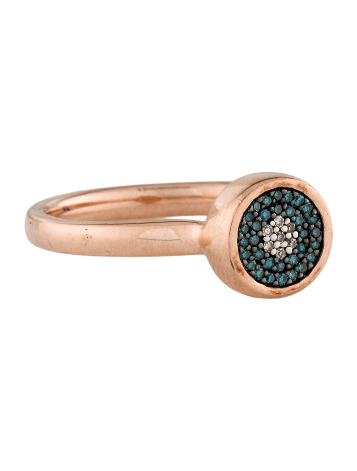 Monica Vinader Diamond Evil Eye Ring