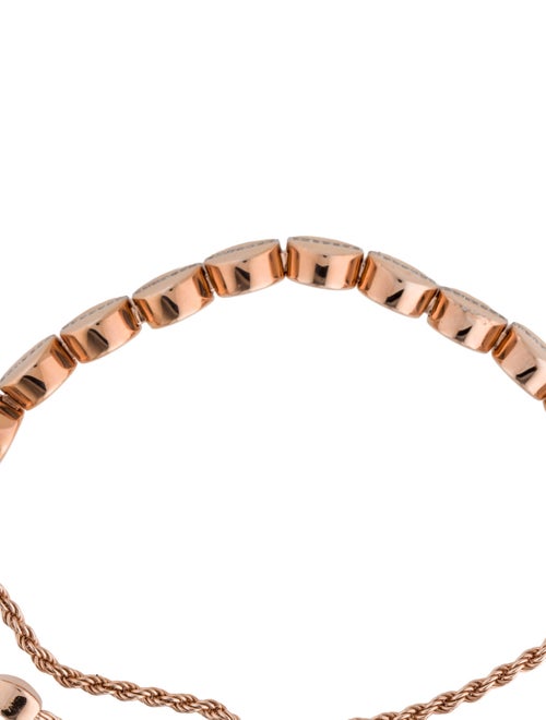 Monica Vinader Diamond Linear Multi Bead Row Chain Bracelet