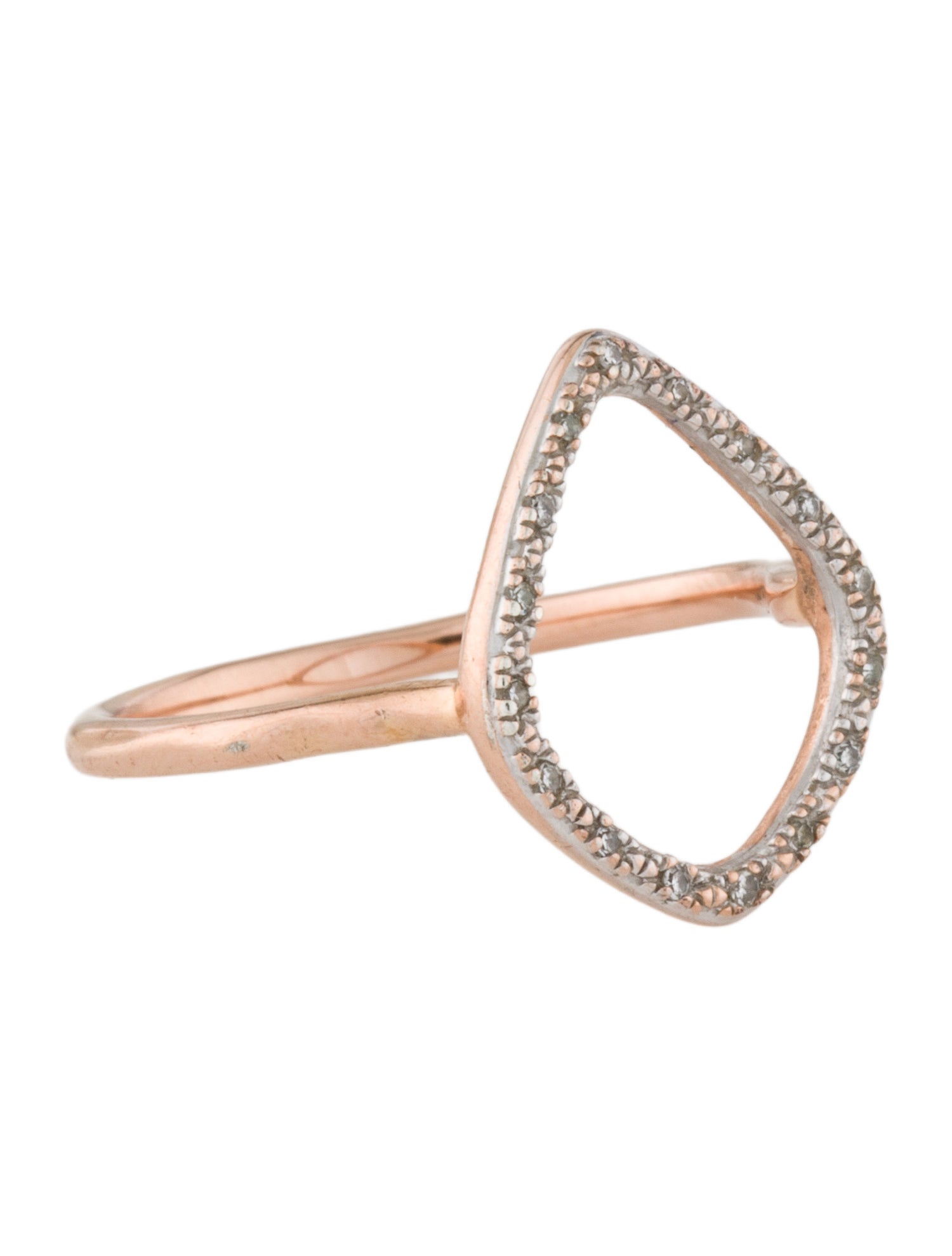 Monica Vinader Diamond Riva Kite Ring