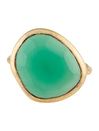 Monica Vinader Dyed Chalcedony Siren Ring