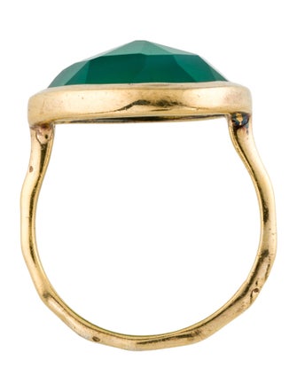 Monica Vinader Dyed Chalcedony Siren Ring